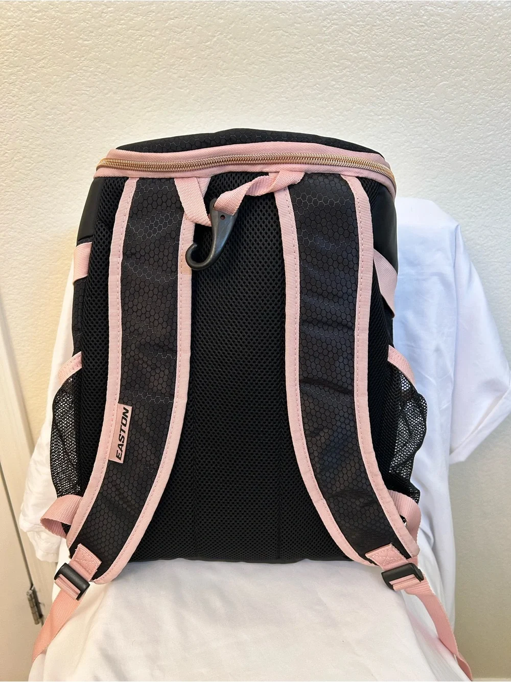 Easton Youth Elite Black and Pink Elite Sports Backpack